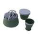 thumbnail image 4 of Hervidor de agua plegable para acampar, olla portátil para acampar, plegable con tapa de silicona Verde, 4 of 9