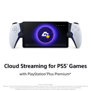 Sony PlayStation Portal Remote Player for PS5, Online Gaming, Blu-ray Player, HD Streaming, White