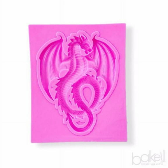 Dragon Crest Silicone Mold, 3 x 2.5 Inches | Bakell