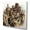 thumbnail image 2 of Designart "Architectural Study: Fortresses I" Fortresses Wall Art Prints, 2 of 7