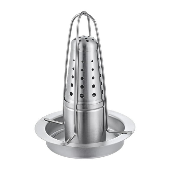 Dualoai Beer Can Chicken Holder for Grill Chicken Roaster Rack for BBQ Grill Kitchen