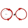 thumbnail image 4 of 2Pcs Attractive Bracelet Perfect Gifts Alloy Exquisite Magnetic Heart Couple Hand Chain for Daily Use, 4 of 7