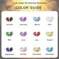 thumbnail image 3 of APSVO S925 Sterling Silver Plated Love Heart Necklaces for Women February Birthstone Pendant Chain with Purple Amethyst Birthday Mothers Day Graduation Jewelry Gifts Teen Mom Her Wife, 3 of 8