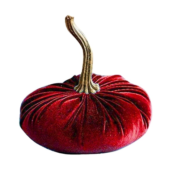 Halloween Decorations, Velvet Pumpkins Decorative - Soft Stuffed Pumpkin Decor for Thanksgiving Halloween Party Holiday, Halloween Gifts