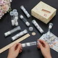 thumbnail image 3 of 10 PCS Round Clear Coin Storage Tube 0.9inch Inner Diameter Plastic Coin & Paper Money Tube with Screw on Lid Coin Holders Containers for Collecting Coins Banknotes Commemorative Coins, 3 of 7