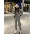 thumbnail image 5 of Spring New Collection Women'S Three-Piece Casual Set With Long Sleeve Hooded Jacket And Pants For Wholesale, 5 of 8