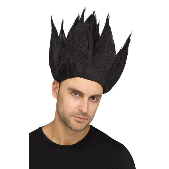 Fun World Black Halloween Costume Wig, for 1