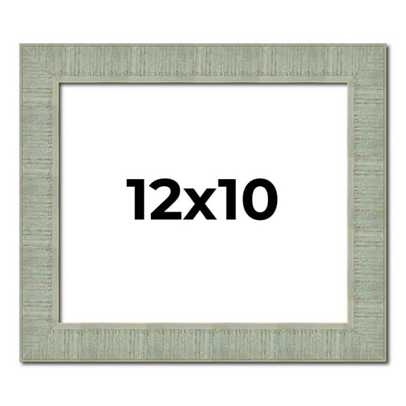 12x10 Frame Green Desert Pear Solid Wood Picture Frame | 1.625 Inch Moulding Width | Interior Frame