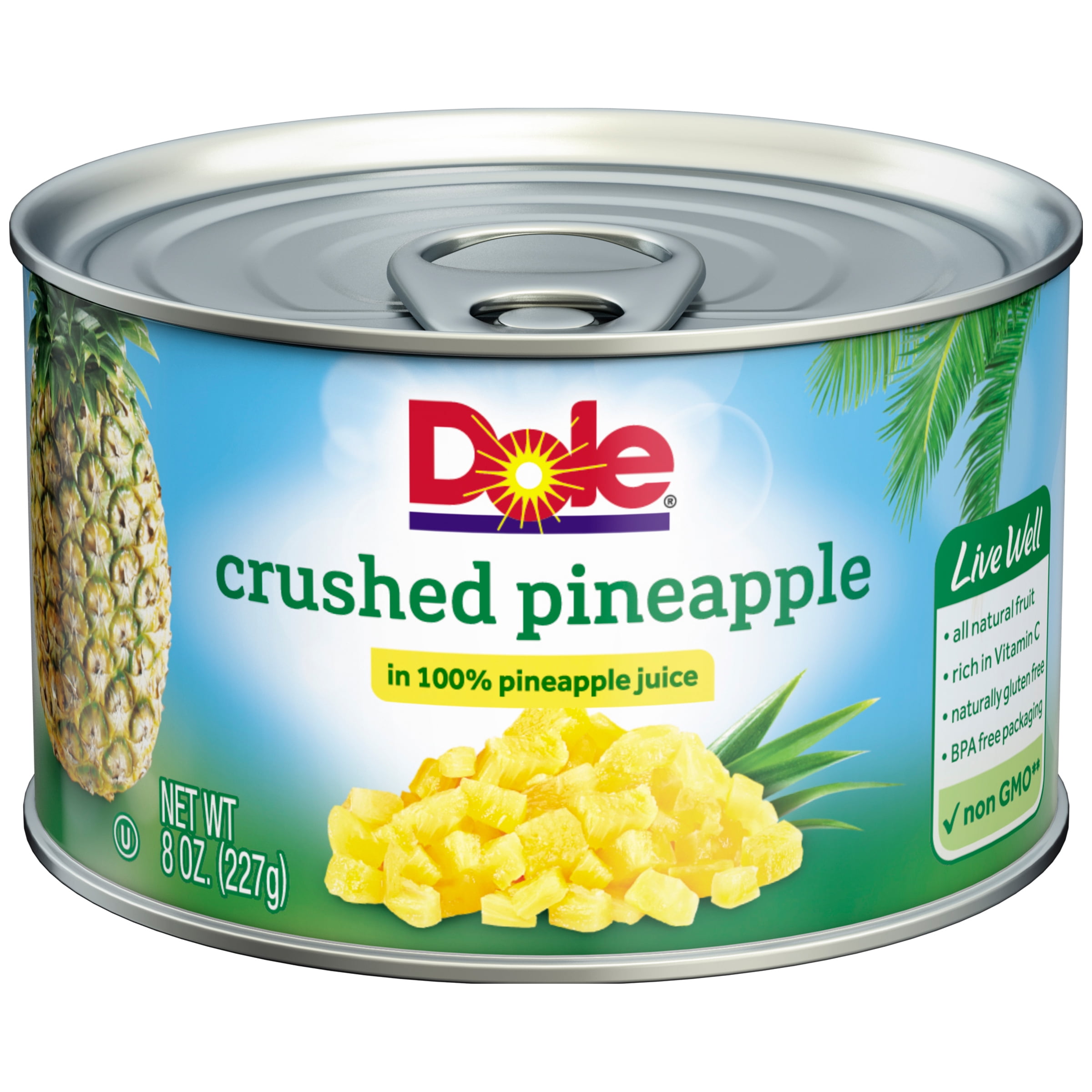 Dole Crushed Pineapple Nutrition Label Nutrition Pics