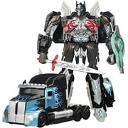 The Last Knight DLX Optimus Prime - 8.3-Inch Alloy Leader Class Action Figure - Deluxe Movie Edition Collectible Model Ornament Statue