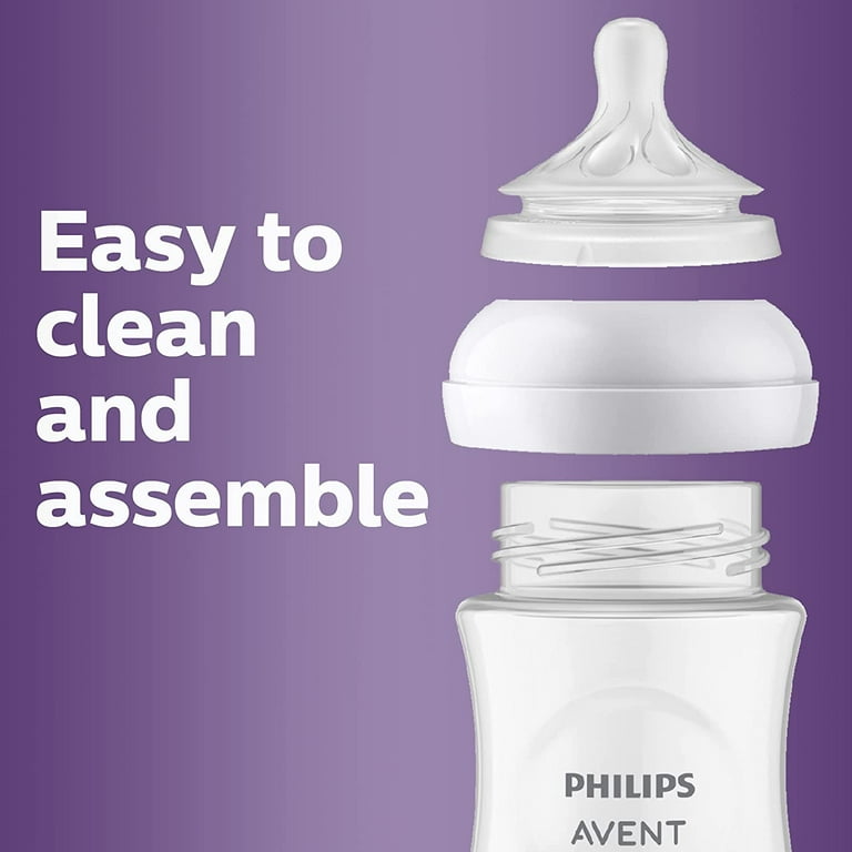 Philips Avent Natural Response Baby Bottle Nipples Flow 3, 1M+, 4pk, SCY963/04