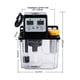 thumbnail image 2 of Bomba de aceite lubricante automática con doble pantalla, 1,0 l, 50 ml/min, 220 V, 28 W, inyectores de aceite, motor de cobre completo, bomba de aceite eléctrica, función de alarma de nivel de aceite, 2 of 8