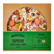 Marketside Supreme Pizza, Traditional Crust, Marinara Sauce, Medium, 12 inch (Fresh)