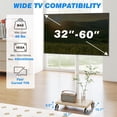 thumbnail image 3 of Soporte de TV River Rolling para televisores de 32 a 60 pulgadas de hasta 40 kg, color blanco, 3 of 9