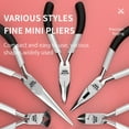 thumbnail image 4 of 1Pcs For DIY Small Jewelry Multi-purpose Handcraft Beading Insulated Diagonal 5 Inch Mini Pliers Jewelry Making Plier Wire Cutting Pliers Needle Nose Pliers TYPE E, 4 of 8
