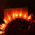 thumbnail image 3 of Cadena de luces SOTOPOO con forma de llama para Halloween, 8,5 m, 120 V, para interiores y exteriores, 3 of 9