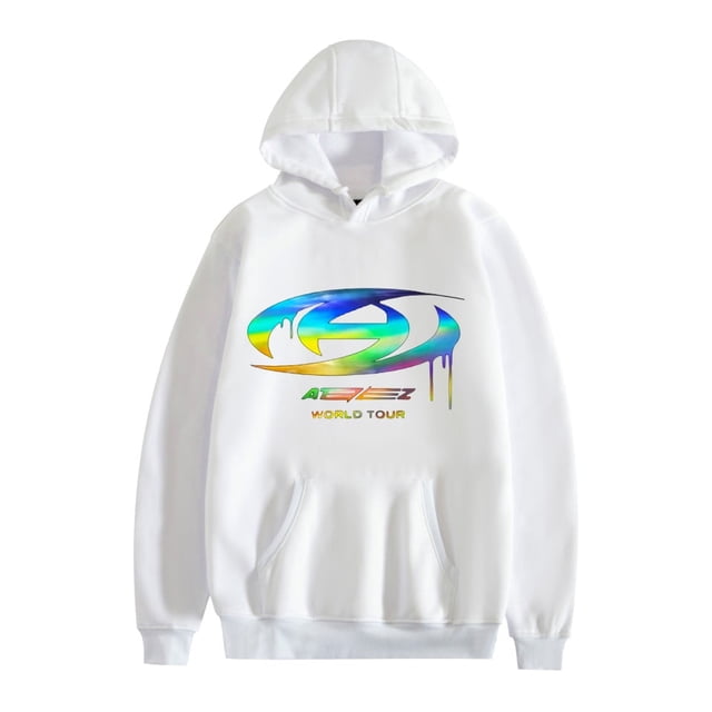 ATEEZ Mode Graphique Chandails à Capuchon Chemises à Manches Longues pour Unisexes Pulls Vintage