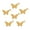 Butterfly, variant on Sweet & Petite Charms 9x9.1mm Gold Plated Heart, 6pcs