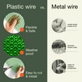 thumbnail image 4 of MAPORCH Green Plastic Wire Mesh Fence 15.7INx10FT Roll - Ideal for Poultry, Dogs, Rabbit, Snake Barrier & Gardening - Durable Plastic Chicken Wire Mesh - Versatile Plastic Fencing & Netting Solution, 4 of 7