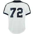 thumbnail image 3 of Men's Mitchell & Ness Carlton Fisk White Chicago White Sox Cooperstown Mesh Batting Practice Jersey, 3 of 3