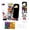 A006- Clear (Ghost Set), variant on Halloween Crafts for Student Vampire Door Hanger Kit Halloween Party Favors Fun Diy Activities with Cardstock Paper and Foam for Holiday Home Decor 3 Piece Set