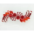 thumbnail image 3 of Faship Red Floral Crystal Hair Barrette Clip, 3 of 5