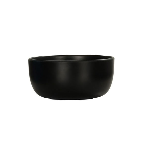 Cal-Mil 24006-6-13 6 x 2.8 in. 30 oz Oslo Round Melamine Bowl, Black