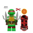 thumbnail image 3 of Set de 8 Figuras de Tortugas Ninja en Miniatura – Muñecos de Acción de Bloques de Construcción para Niños y Coleccionistas, 3 of 9