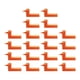 thumbnail image 3 of Sistema de nivelación de azulejos 20x, herramienta de nivelación de ángulo macho, azulejos de pared de piso mejorados reutilizables reemplazables,, 3 of 9