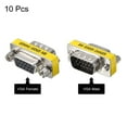 thumbnail image 3 of Unique Bargains VGA Coupler VGA Gender Changer Connector Male to Female VGA Adapter Conversion for Cable Extender, Pack of 10, 3 of 4