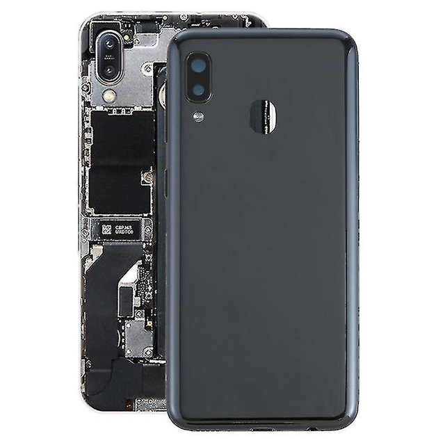 Tapa trasera de batería con teclas laterales para Galaxy A20e (negro) ShuxiuWang 8390614278592