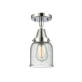 thumbnail image 2 of Innovations Lighting - Bell-1 Light Flush Mount in Industrial Style   Polished, 2 of 5