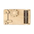 thumbnail image 2 of Piezas de tablero de actividades Juguetes sensoriales de madera Juguete interactivo de viaje para padres e hijos Sensorial Puerta, 2 of 9