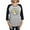 Heather/Black, variant on - COTUS Clown Of The United States - Womens Baseball Tee