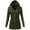 OLIVE, variant on FashionMille Women Slim Fit Hooded Military Lightweight Thin Anorak Hoodie Jacket