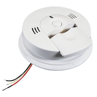 Kidde Hardwired Combination Carbon Monoxide & Smoke Alarm, 120V AC / AA Battery Backup, Model (Best Rated Smoke And Carbon Monoxide Detectors)