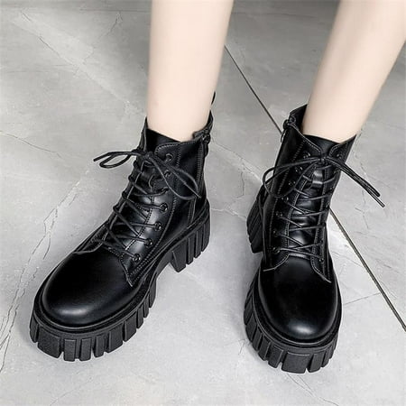 

Snow Women Boots Fashion Ladies Shoes Lace-Up Women Shoes Soft Platform Ankle Boots New Punk Botas Mujer Winter Shoes Women