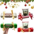 thumbnail image 1 of Musbetu 4Pcs Christmas Surprise Money Pull Pouch DIY Cash Pull Out Box with Ribbons Holiday Money Holder for Cash Gift Pull, 1 of 7