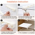 thumbnail image 3 of <p>Closet Tension Shelf, Easy To Install Expandable Closet Dividers Adjustable  For Closet</p>, 3 of 7