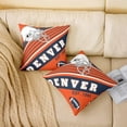 thumbnail image 2 of Sports Throw Pillow Cover 20x20 Inch, Football Pillow Cover for Kids Teens Adult, Orange Blue Rugby Cushion Cover, American Football Reversible Decorative Pillow Cover, 2 of 5