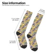 thumbnail image 5 of Haiem Lavender Flowers Socks, Funny Novelty Crazy Design Cotton Socks Sports Socks Knee High Socks For Men, Women,1Pairs - Gift For Working Friends, 5 of 9