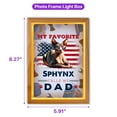 thumbnail image 5 of My Favorite Sphynx Calls Me Dad. Happy Father's Day Acrylic Plaque with Wood Photo Frame Box Cat Lover Kitten Owner Gifts Idea Light Box - 00005, 5 of 5