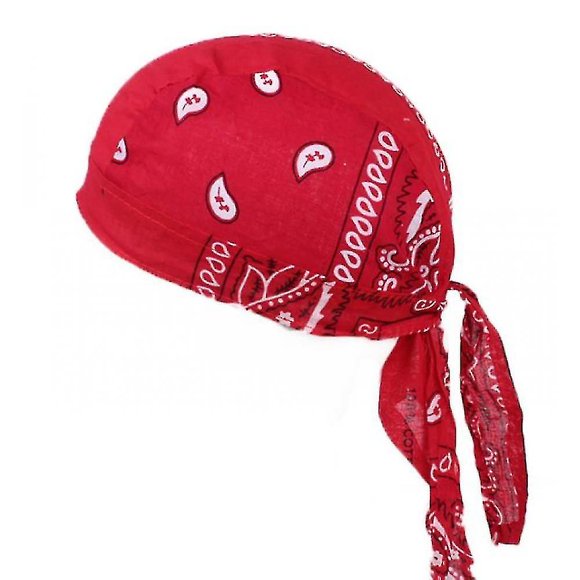Hats cotton amoeba pirate hat outdoor cycling baotou hat red (HTOOQ)