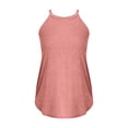 thumbnail image 4 of Gibobby Camiseta sin mangas de yoga para mujer Camiseta sin mangas de algodón elástico con correa para colgar en el cuello(Blanco,M), 4 of 5