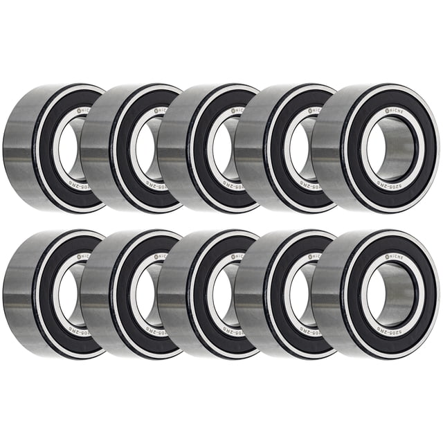 Niche Roulement de Roue 5205-2RS 25x52x20,5 mm à Double Rangée, Contact Oblique, Lot de 10 519-CBB2279R