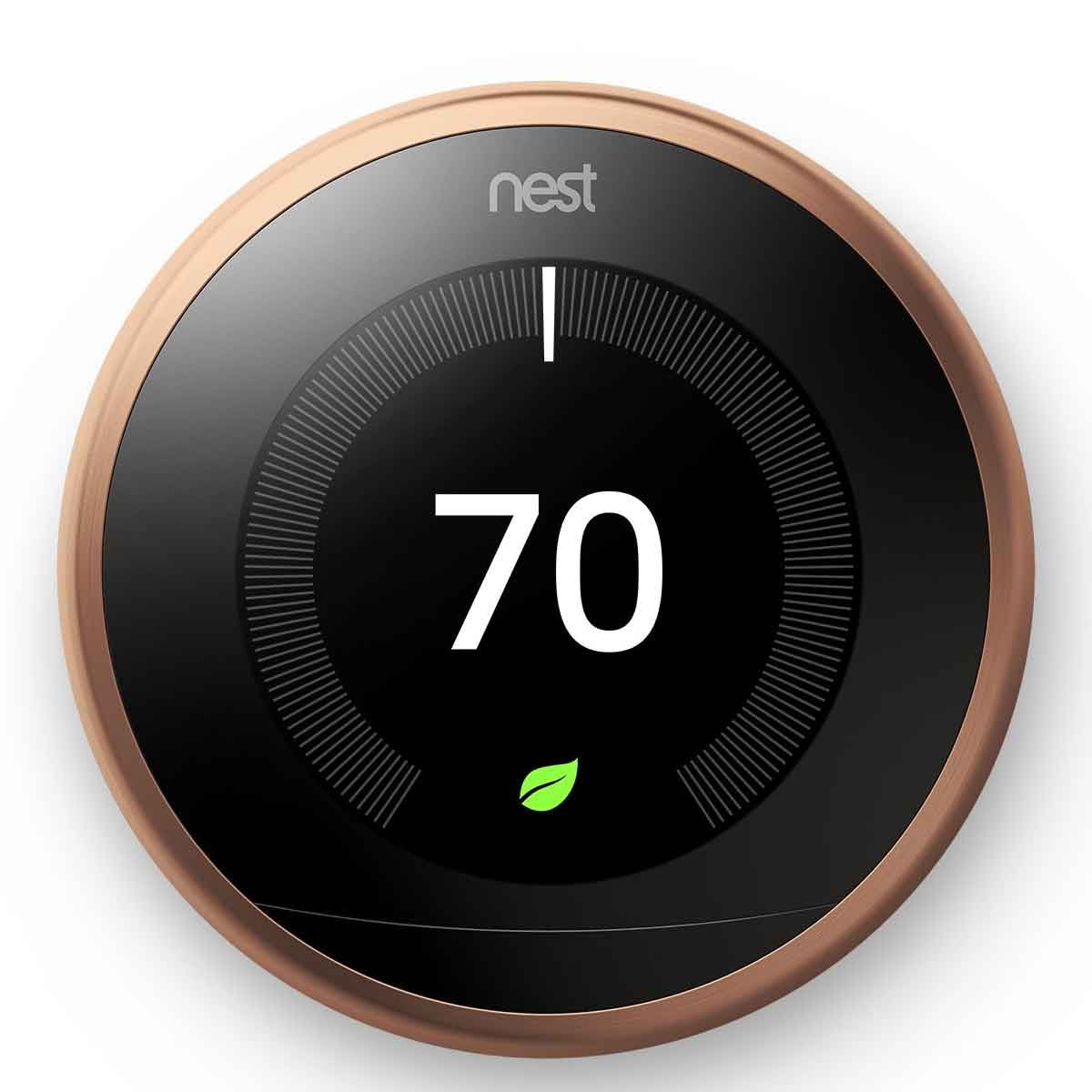 OB Google, T3021US Nest Thermostat, 3rd Gen Thermostat Works with Alexa