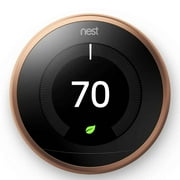 Nest T3021US Learning Thermostat 3rd Gen (Copperl) + 1 Year Extended Warranty