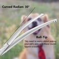 thumbnail image 3 of HASHIMOTO Dog Scissors for Grooming, Curved Dog Grooming Scissors with Safety Round Tips, 6.5 inch, Curved Blade, Light Weight, No Stabbing with Blunt Tip., 3 of 5