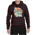 thumbnail image 2 of Wild Bobby, Betty Boop Endless Summer Beach the Dog Betty Boop Unisex Hoodie Sweatshirt, Brown, 3X-Large, 2 of 5