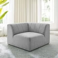 thumbnail image 2 of Sofa Corner Chair, Fabric, Light Grey Gray, Modern Contemporary Urban Design, Living Lounge Room Hotel Lobby Hospitality, 2 of 7